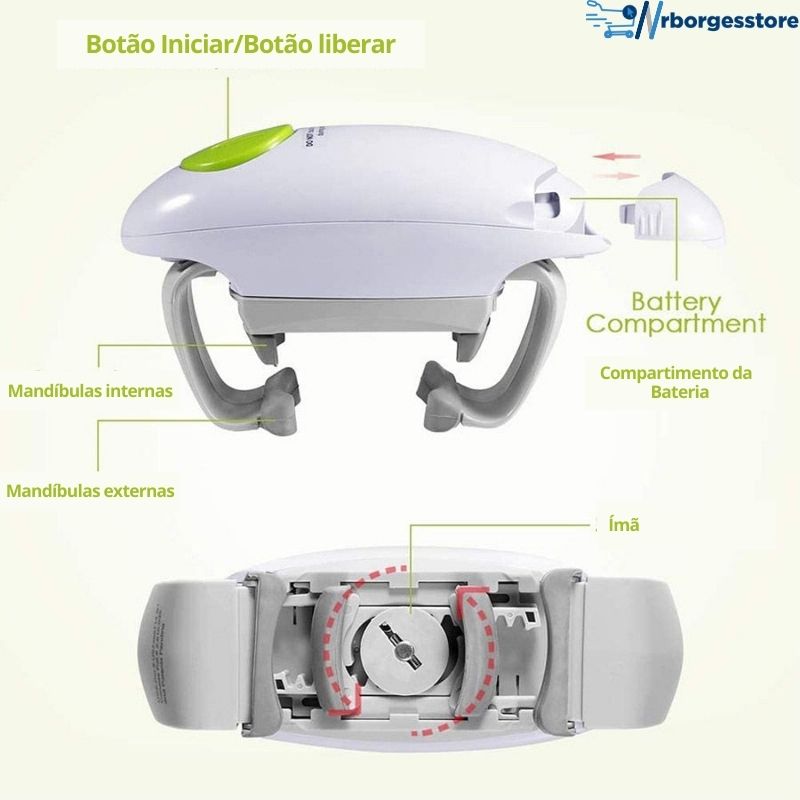 Abridor de Latas Elétrico